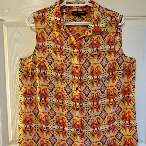 Jones of New York - Sleeveless Blouse - SZ L - Picture 1 of 4